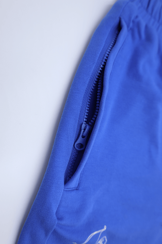 Pantalones cortos "Call You Tonight" de 12,7 cm con cinturilla elástica - Azul