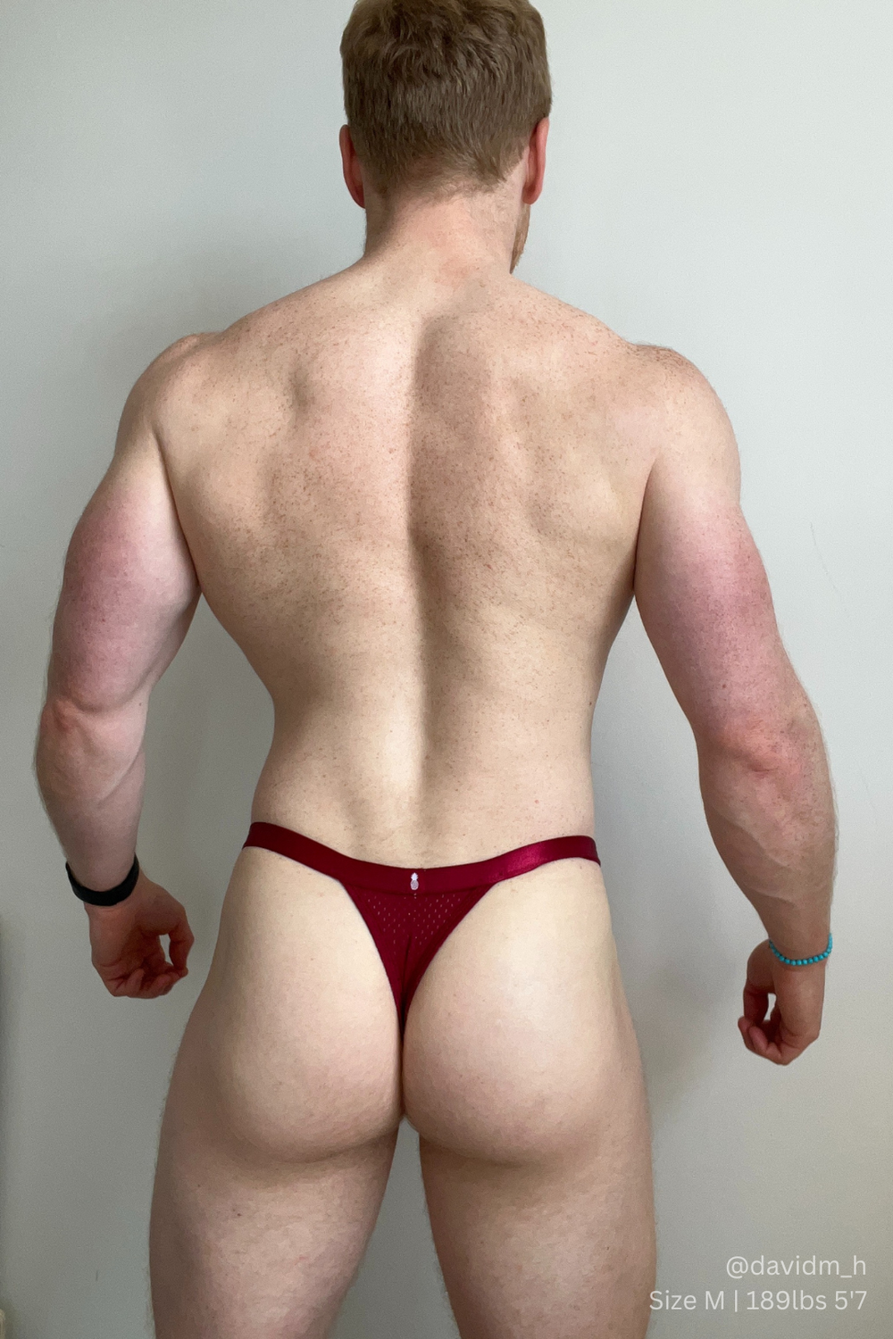 Tanga de malla Now-or-Never - Cereza