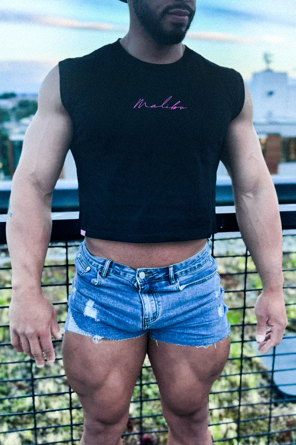 Camiseta de tirantes ajustada Escapism - JJ Rosa intenso
