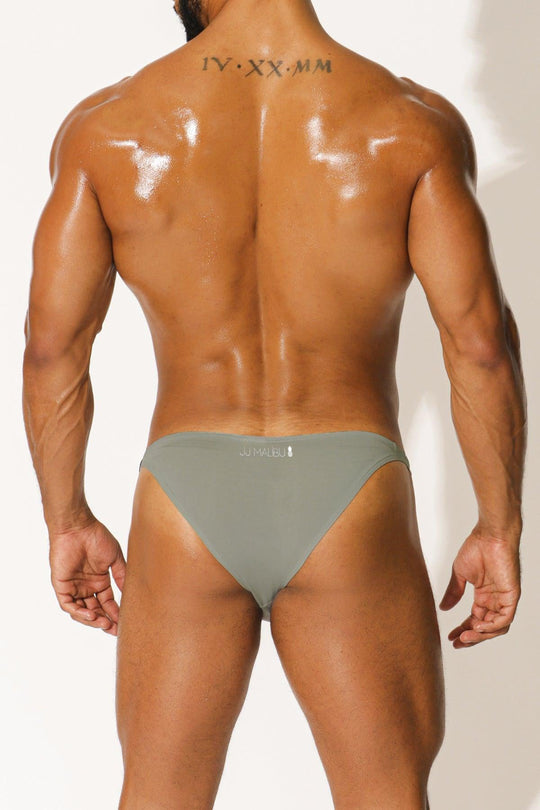 Traje de baño de corte bajo Renaissance para hombre - Plata espacial