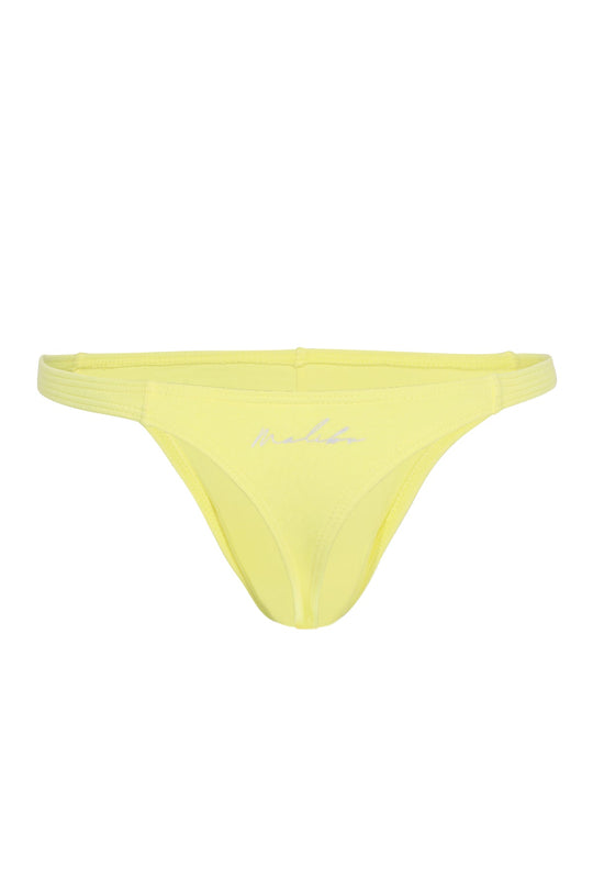 Tanga clásica atrevida - Amarillo limón