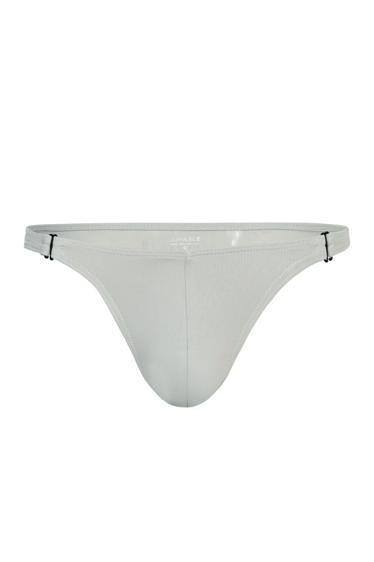 Bañador tipo slip Voyage de corte bajo para hombre - Gris pálido