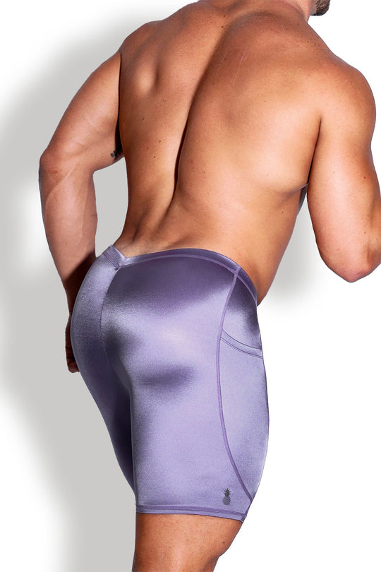 Pantalones cortos ciclistas Lustrous Scrunch-Butt de 6.5" - Lavanda