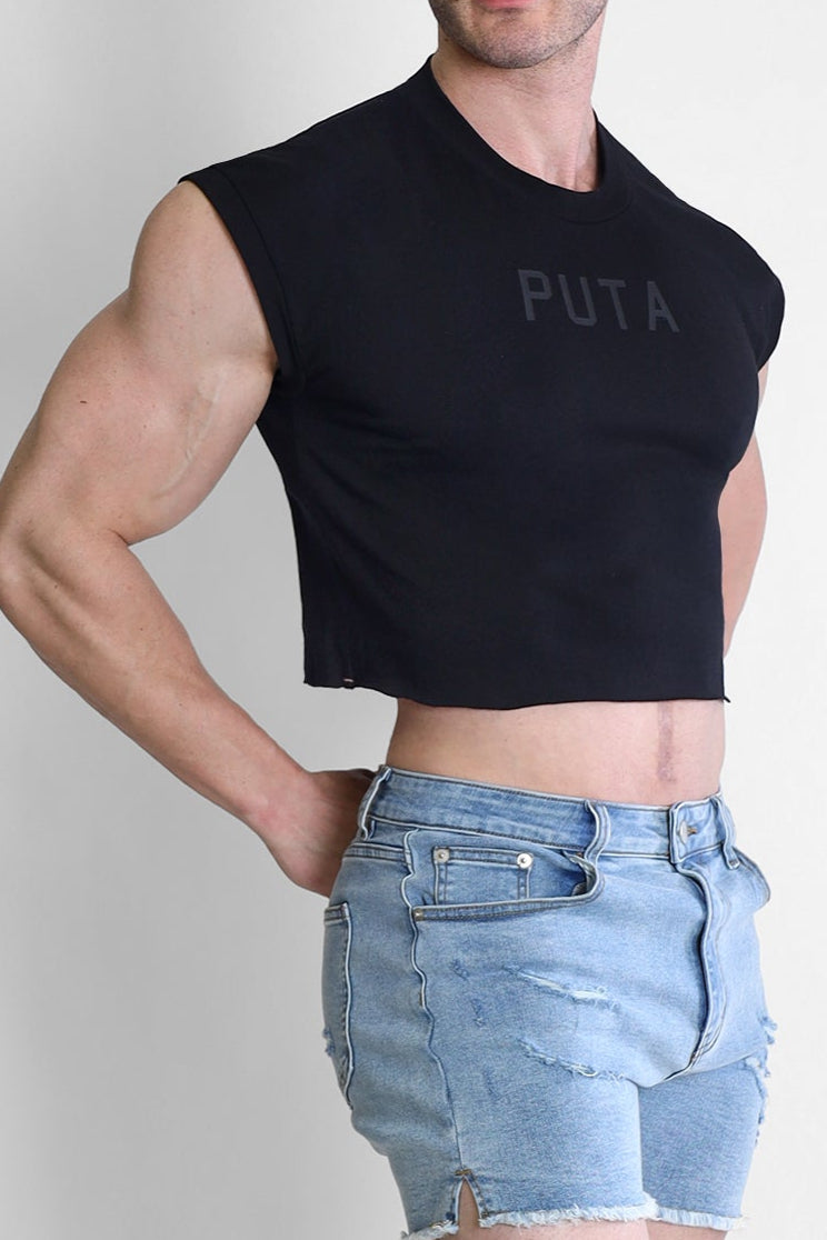 Débardeur court et musclé Escapism - Puta