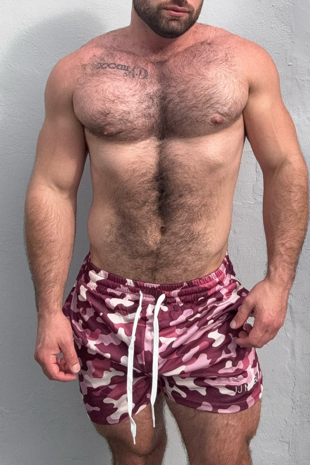 Pantalones cortos de malla de secado rápido - Camuflaje morado