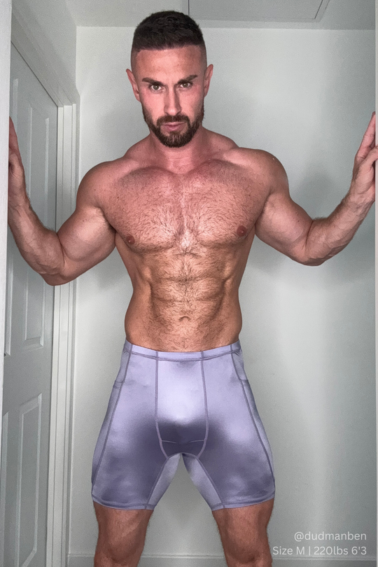Pantalones cortos ciclistas Lustrous Scrunch-Butt de 6.5" - Lavanda