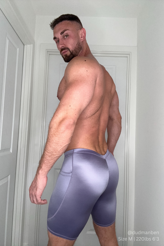 Pantalones cortos ciclistas Lustrous Scrunch-Butt de 6.5" - Lavanda